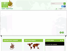 Tablet Screenshot of foodbankingregionalnetwork.com